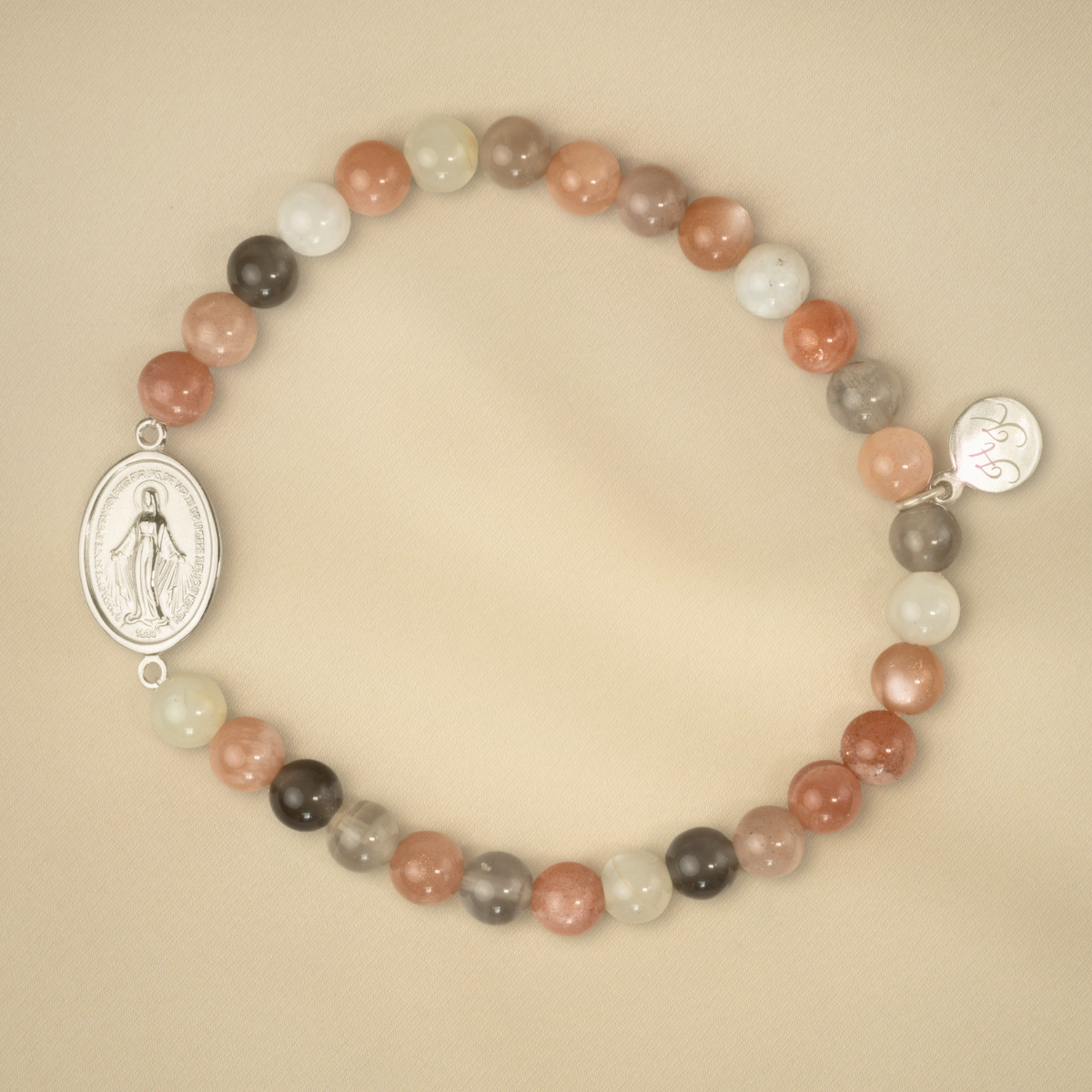 Pulsera con piedra lunar