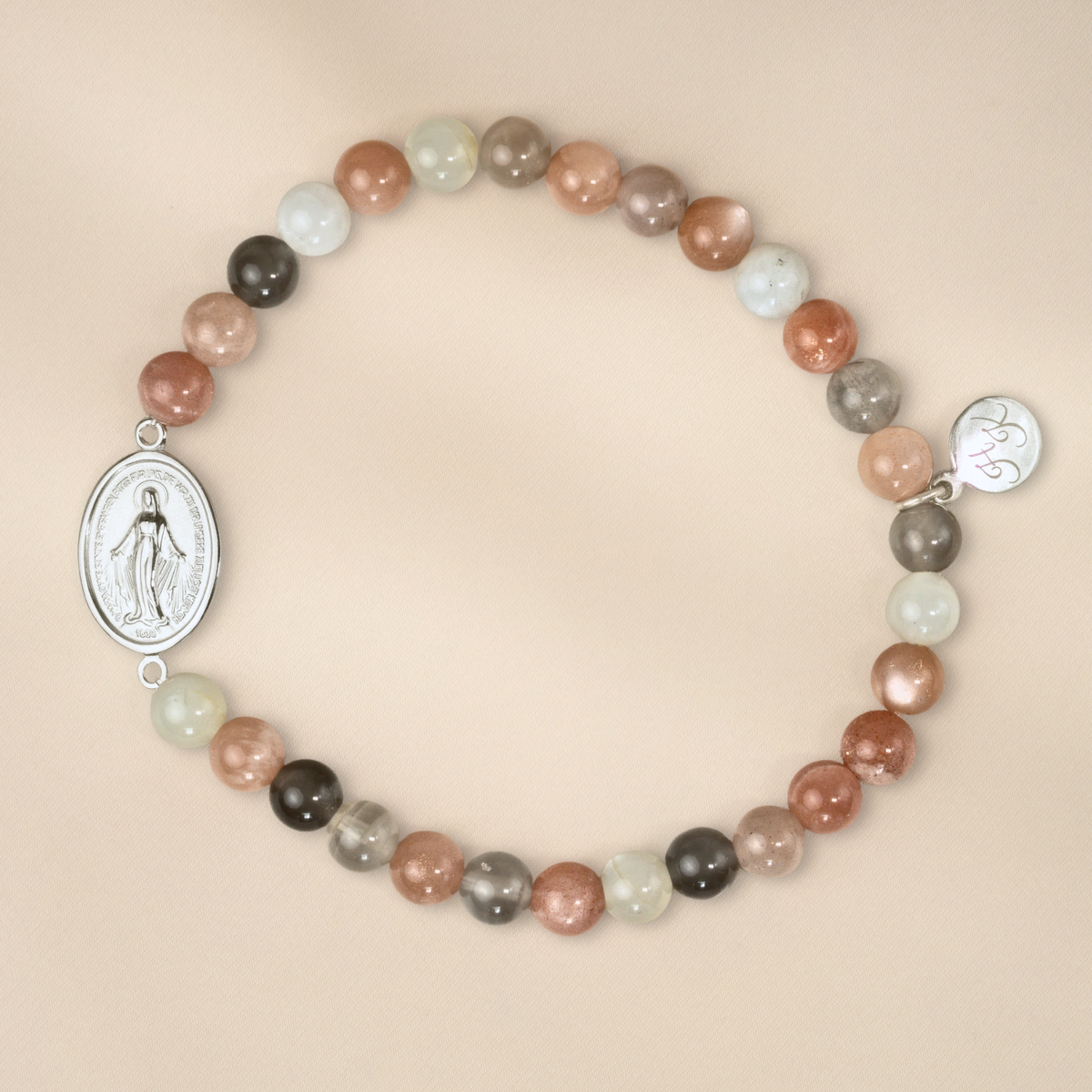 Pulsera con piedra lunar
