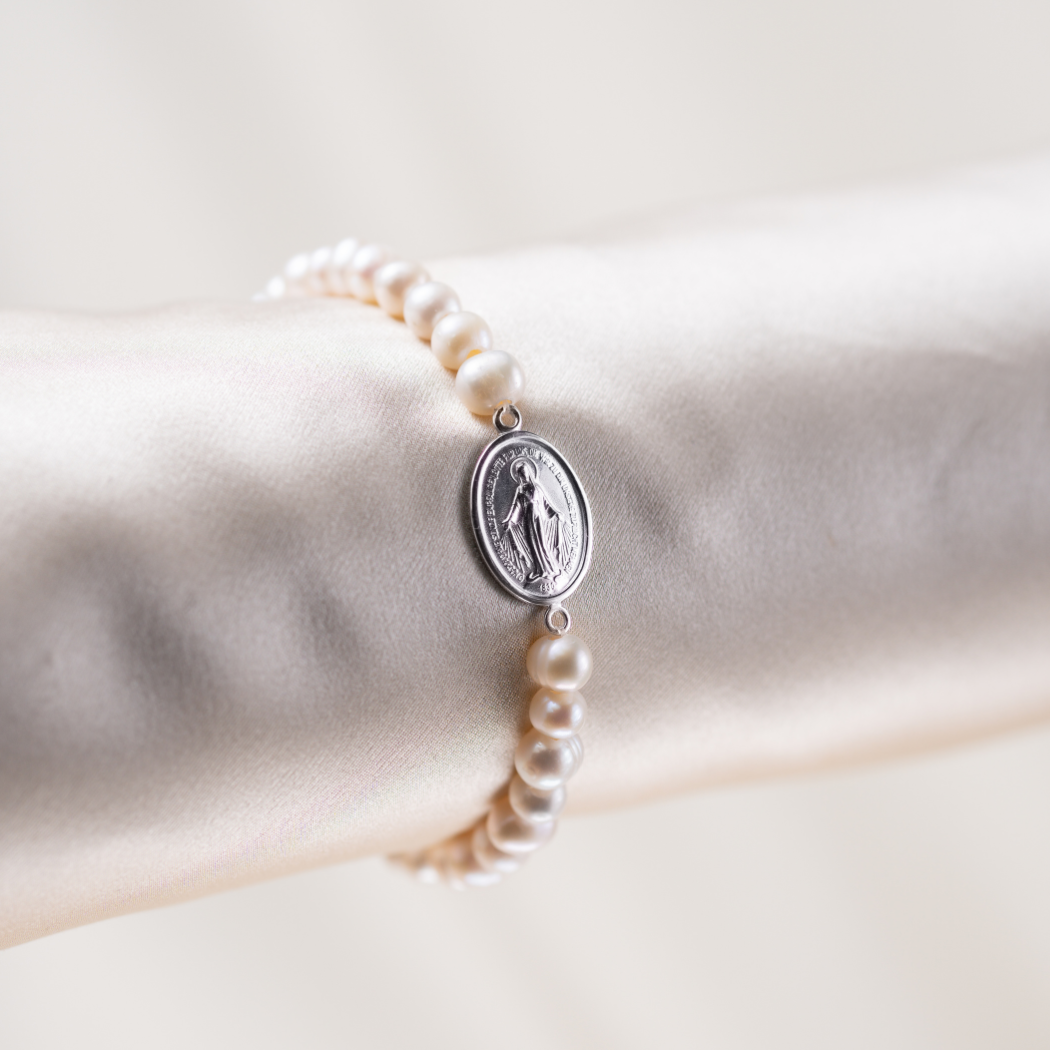 Armband Süßwasser-Zuchtperlen