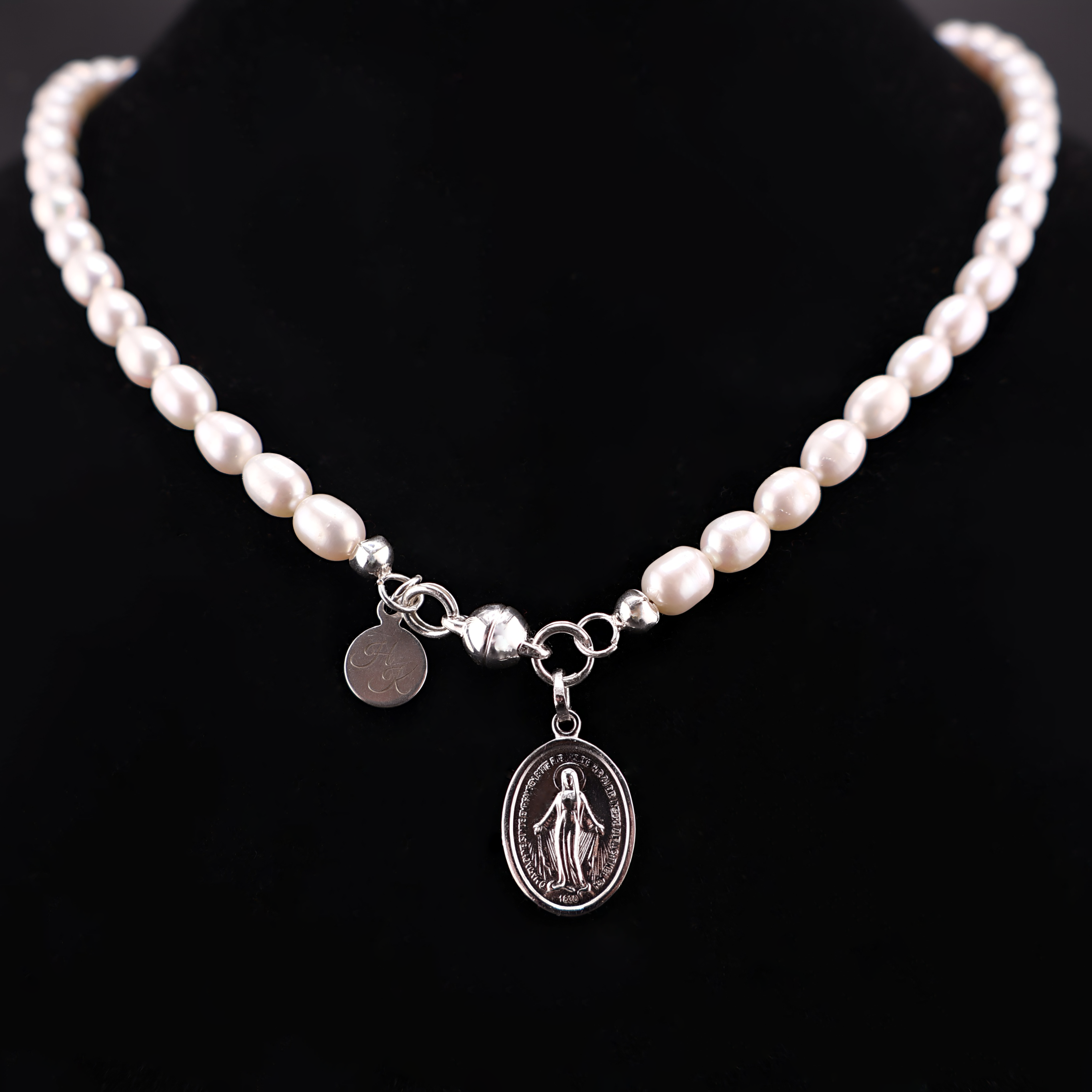 Halskette Süßwasserperlen