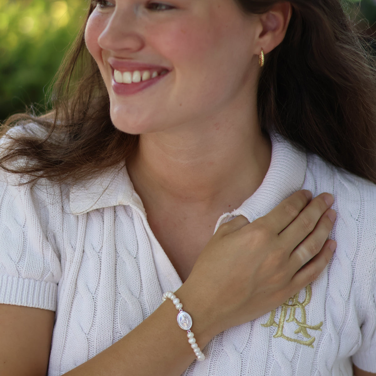 Pulsera de perlas cultivadas de agua dulce