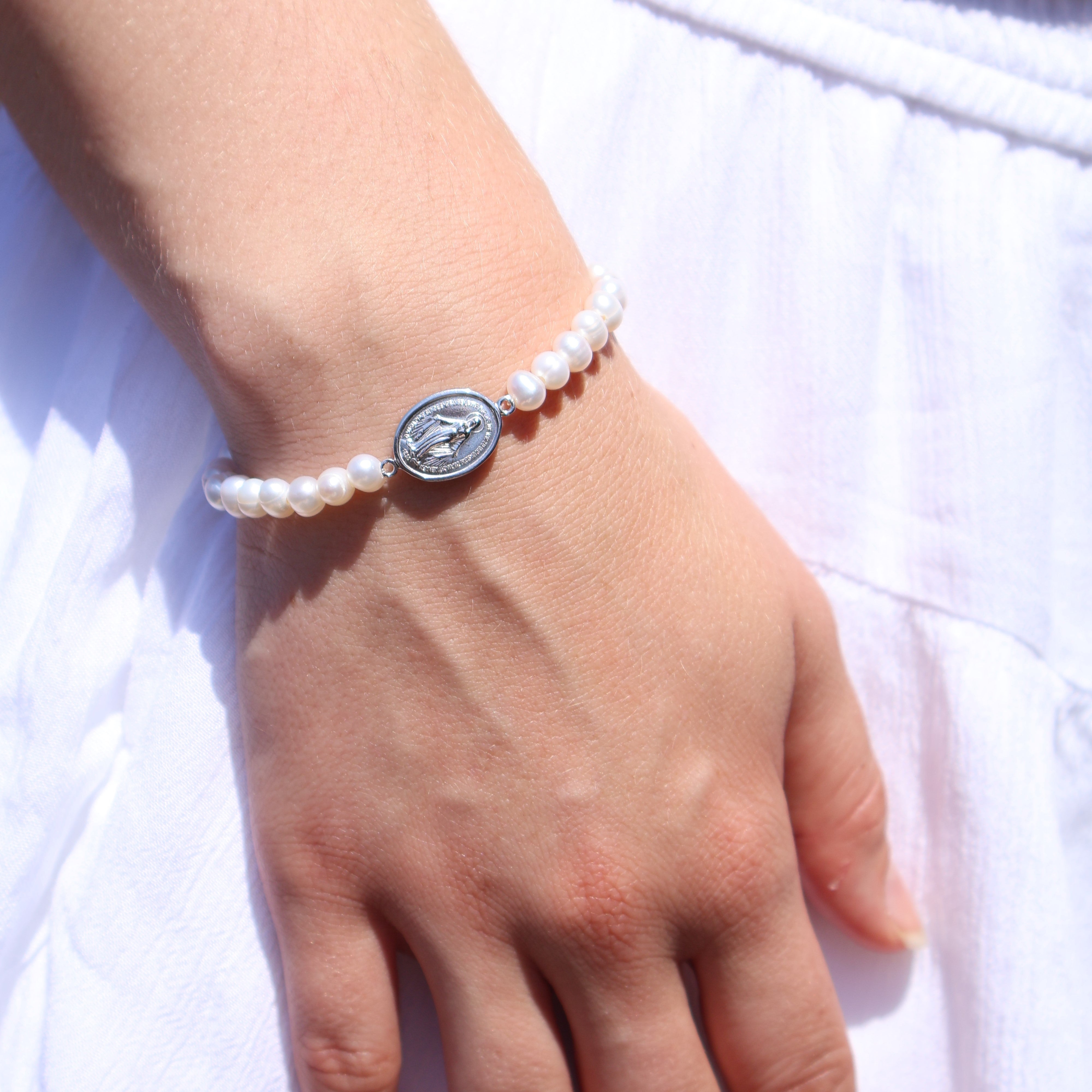 Armband Süßwasser-Zuchtperlen