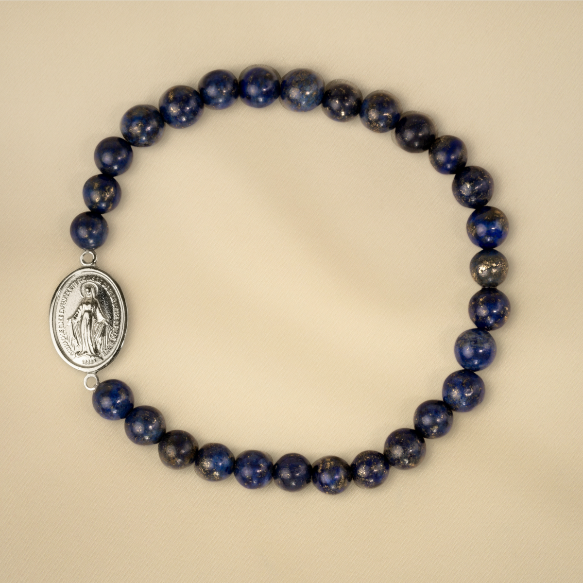 Pulsera con lapislázuli