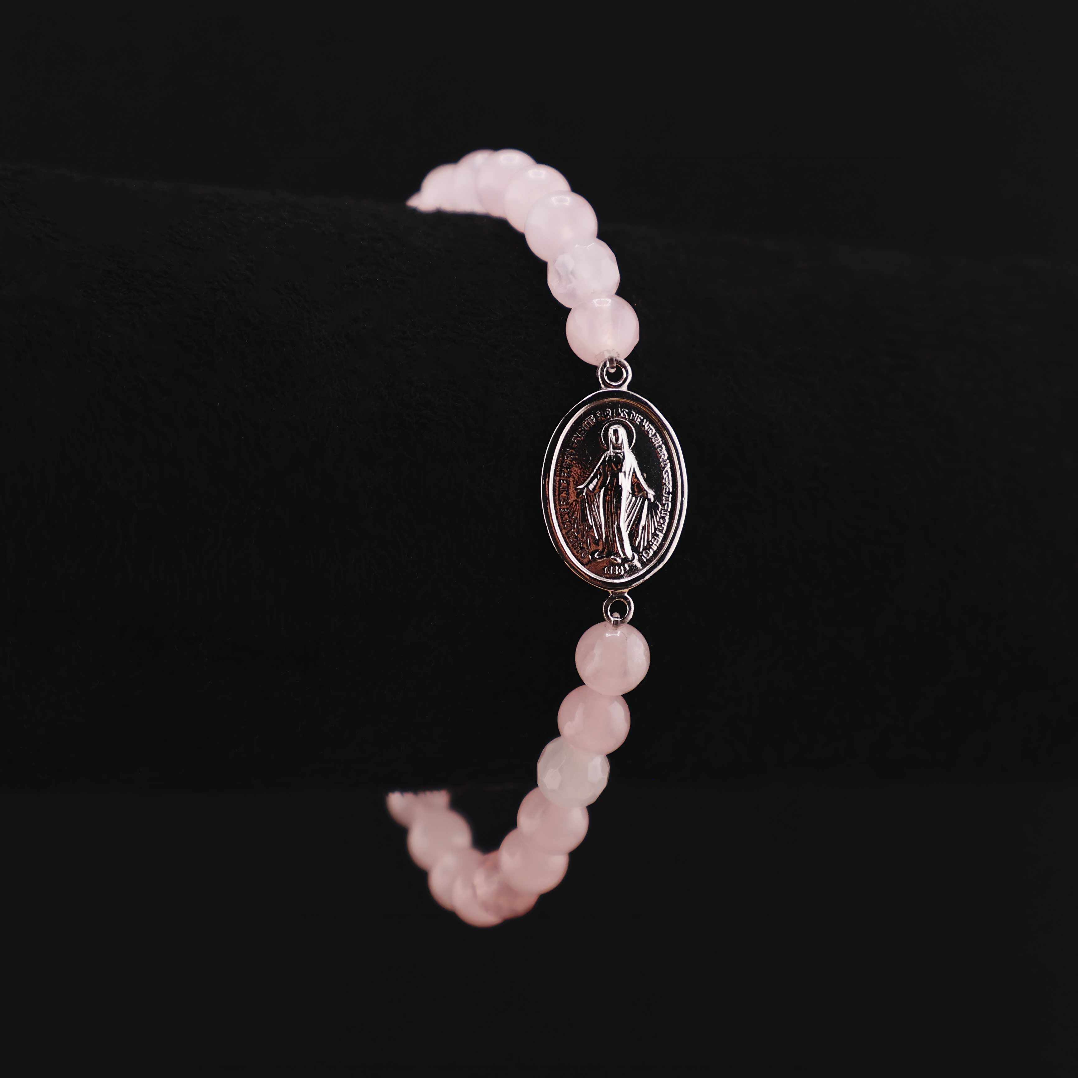 Armband mit Rosenquarz