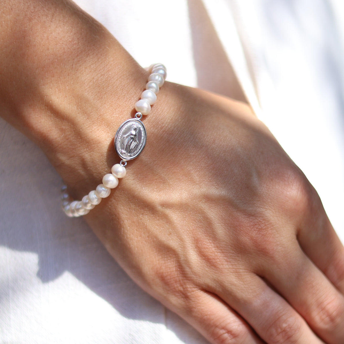 Armband Süßwasser-Zuchtperlen